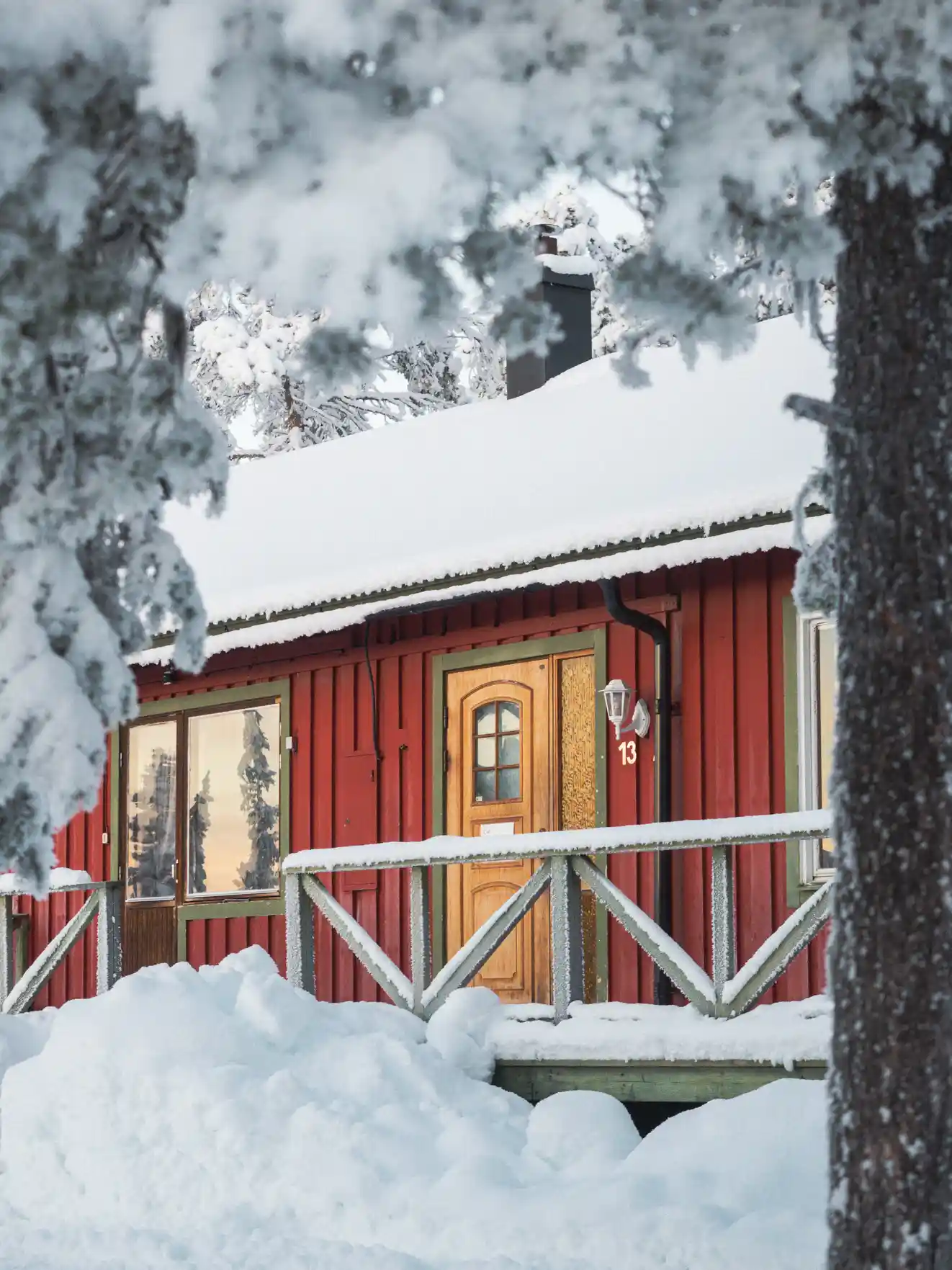 Cabin from the outside