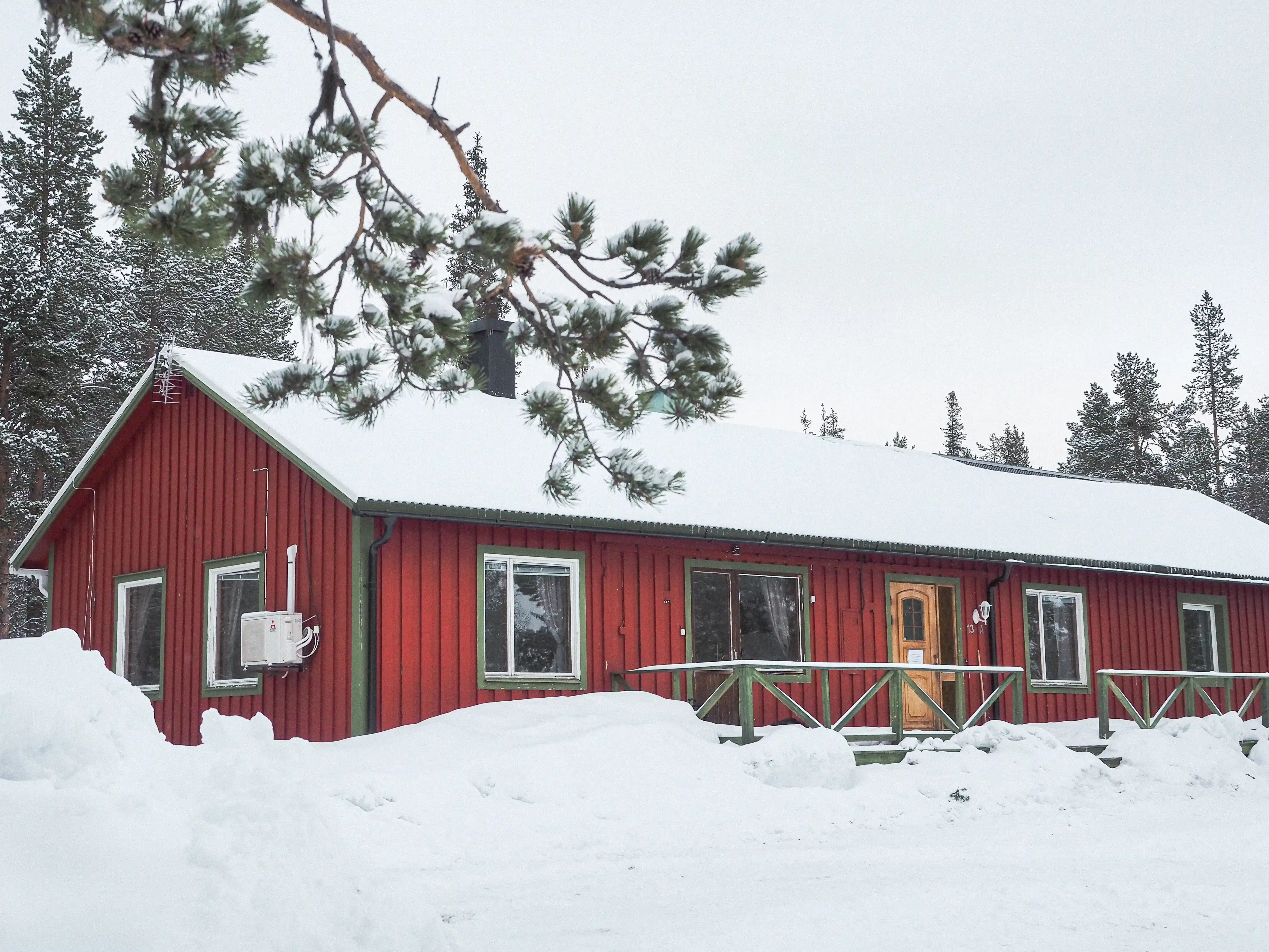 Cabin from the outside