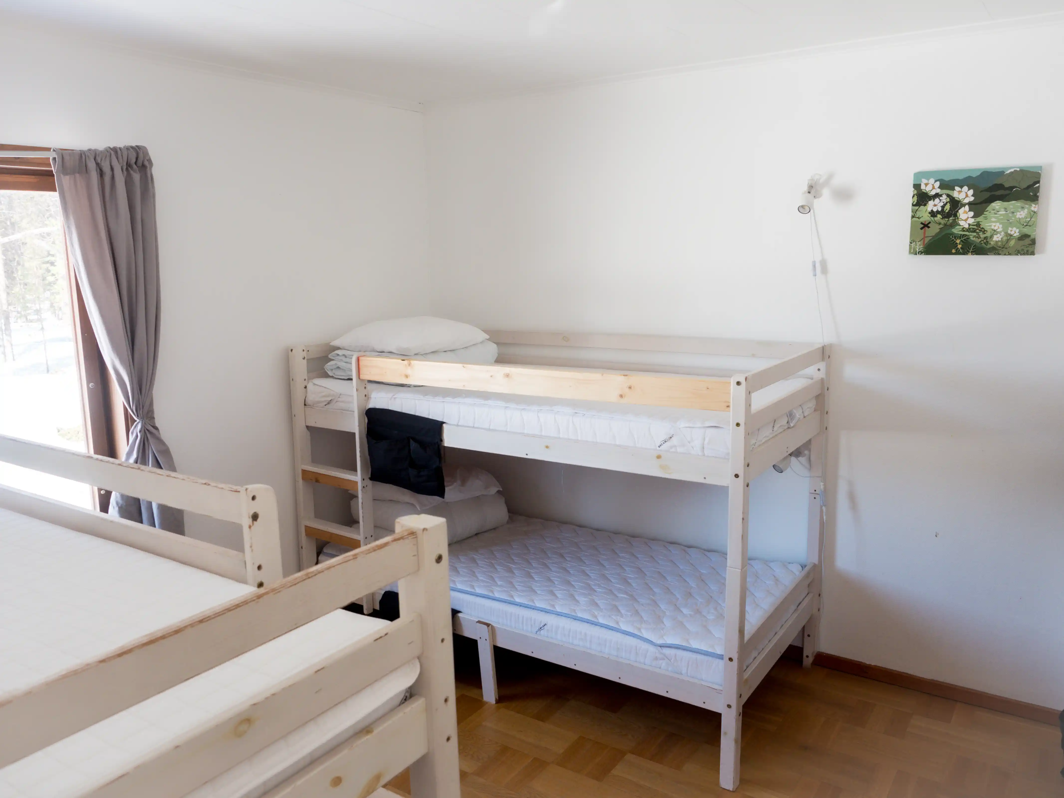 Bedroom 1 with 3 bunk beds