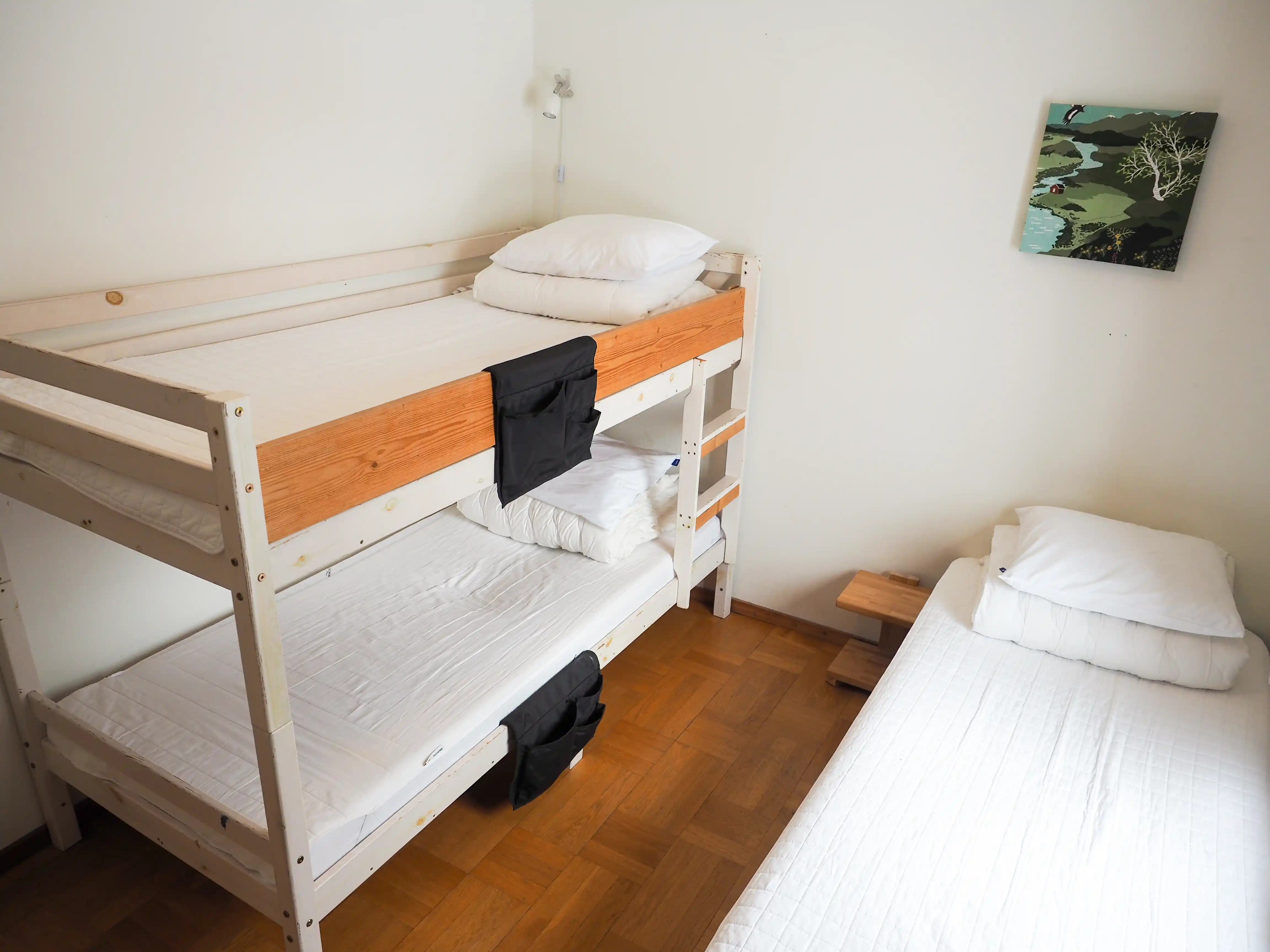 Bedroom 3 with a bunk bed and single bed