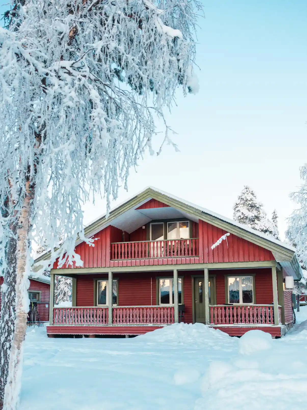 Cabin from the outside