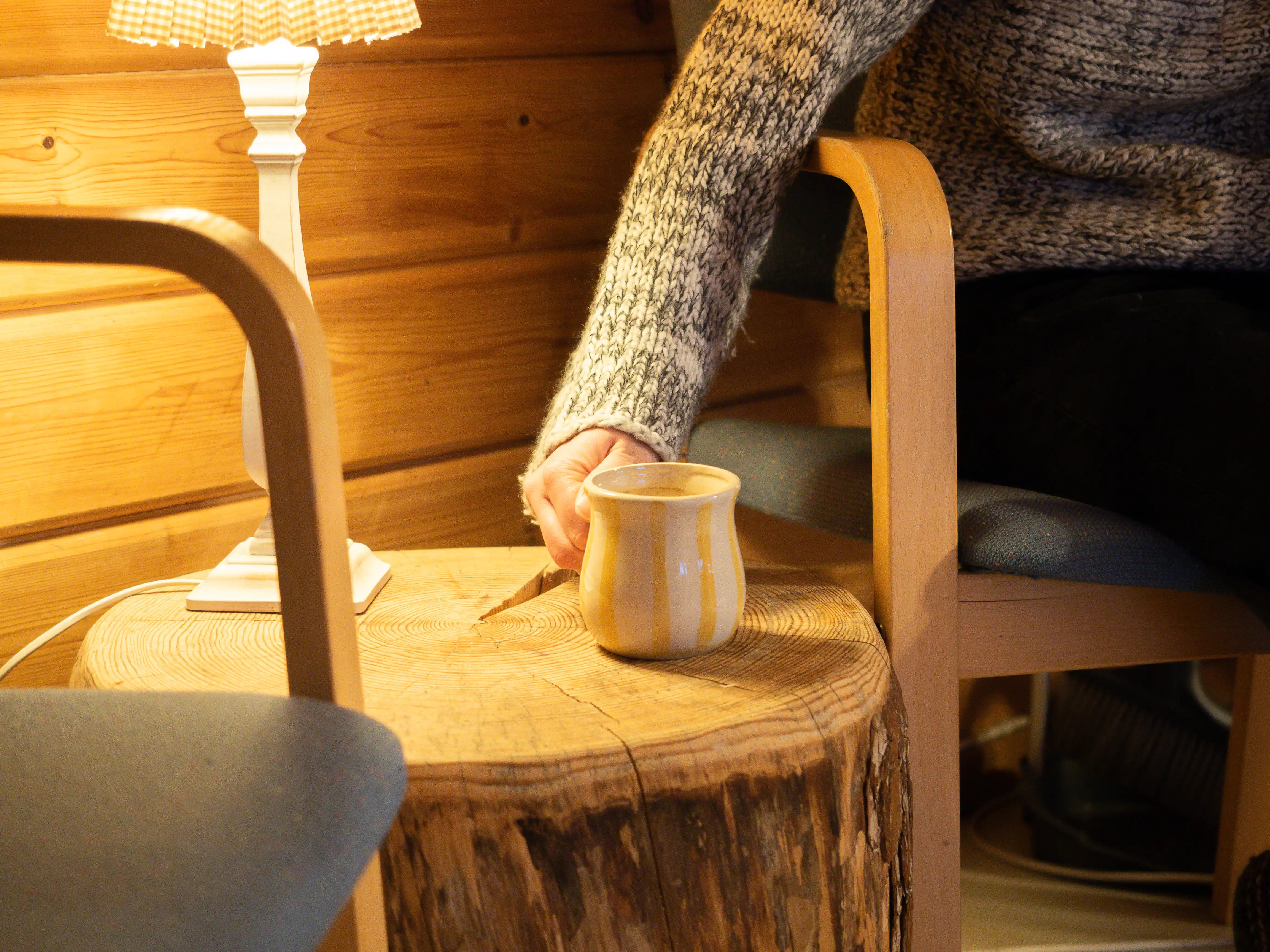 Coffee table with chairs