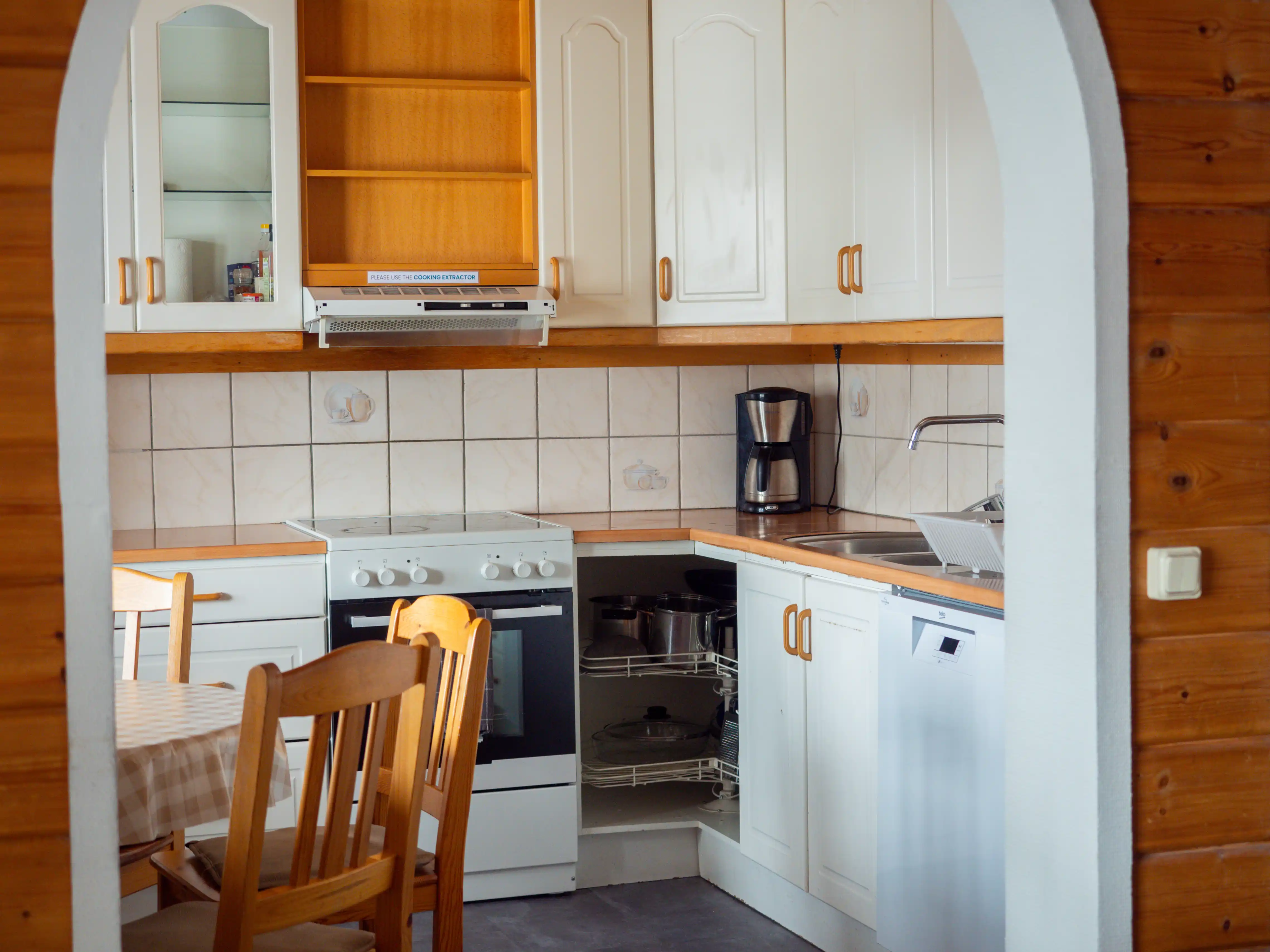 Fully-furnished kitchen