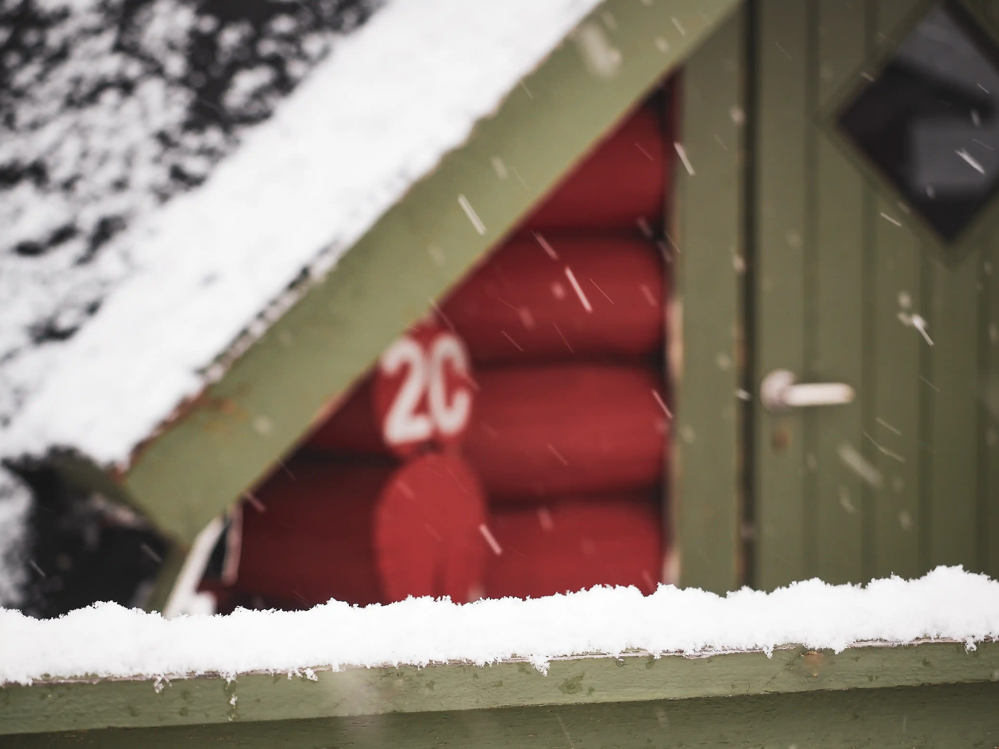 Cabin from the outside