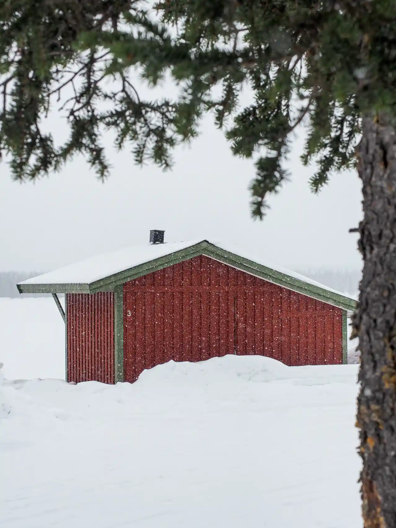 Cabin from the outside