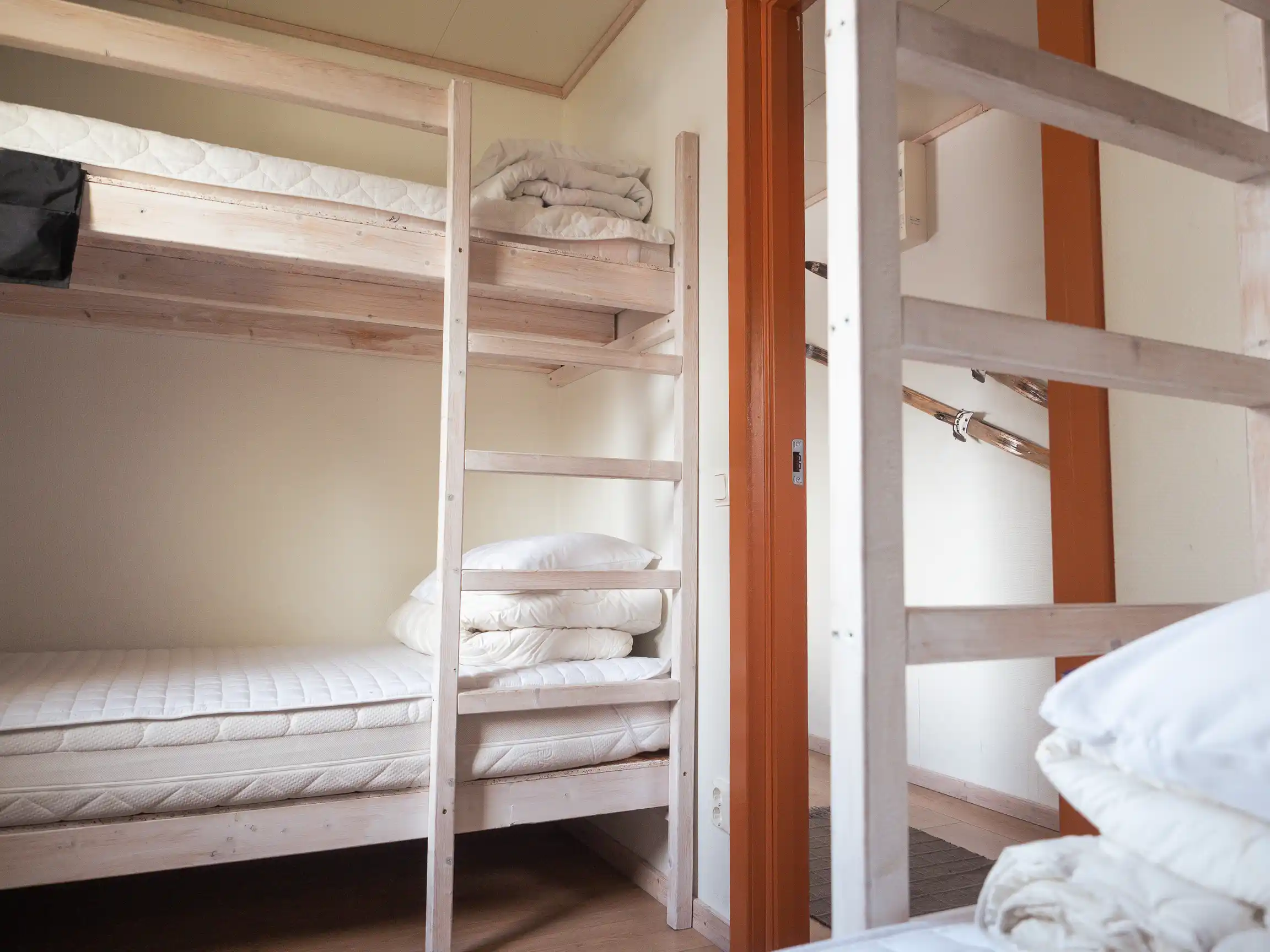 Bedroom with two bunk beds