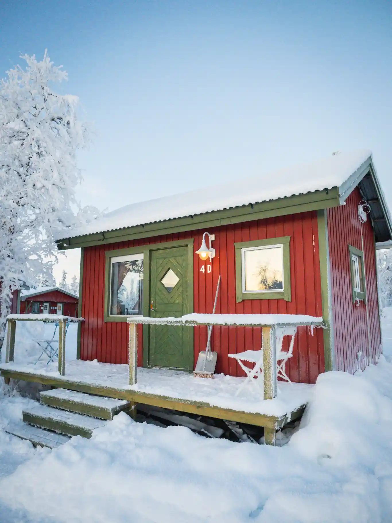 Cabin from the outside