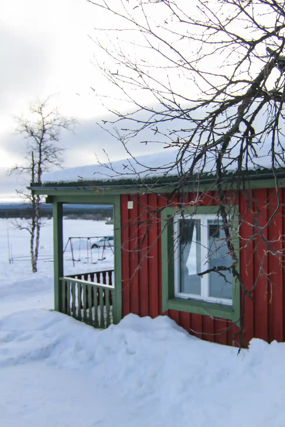 Cabin from the outside