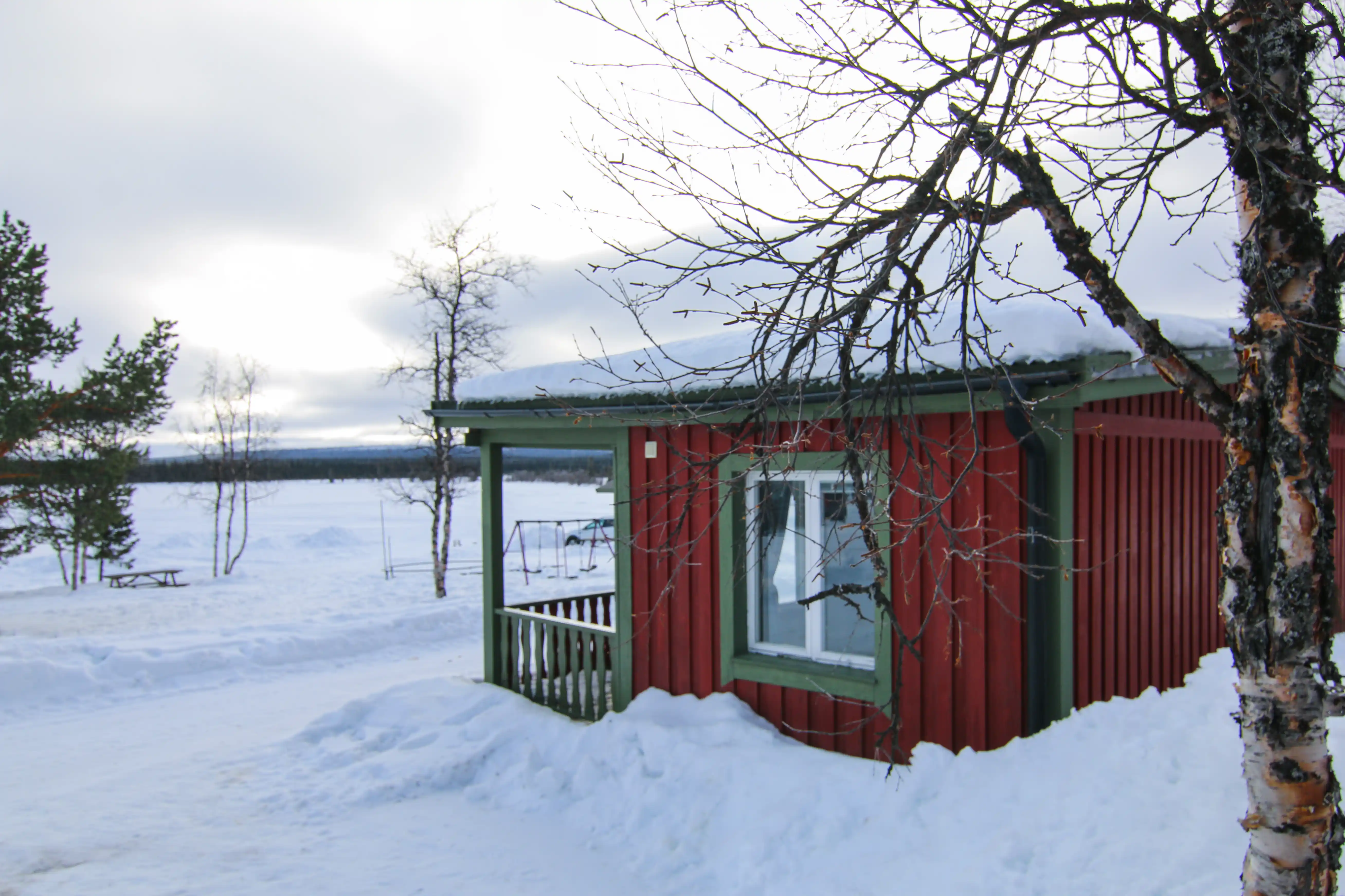 Cabin from the outside