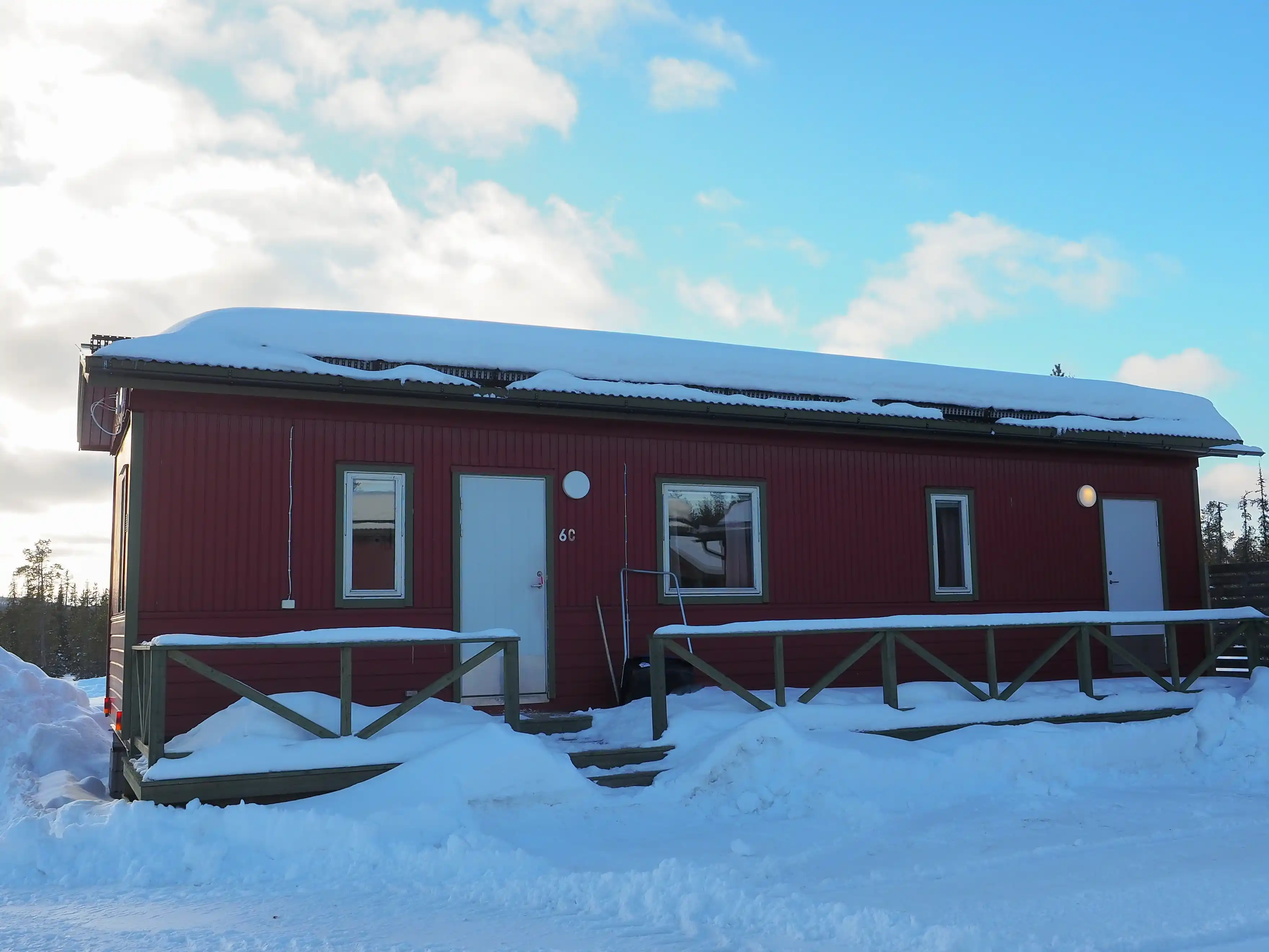 Cabin from the outside