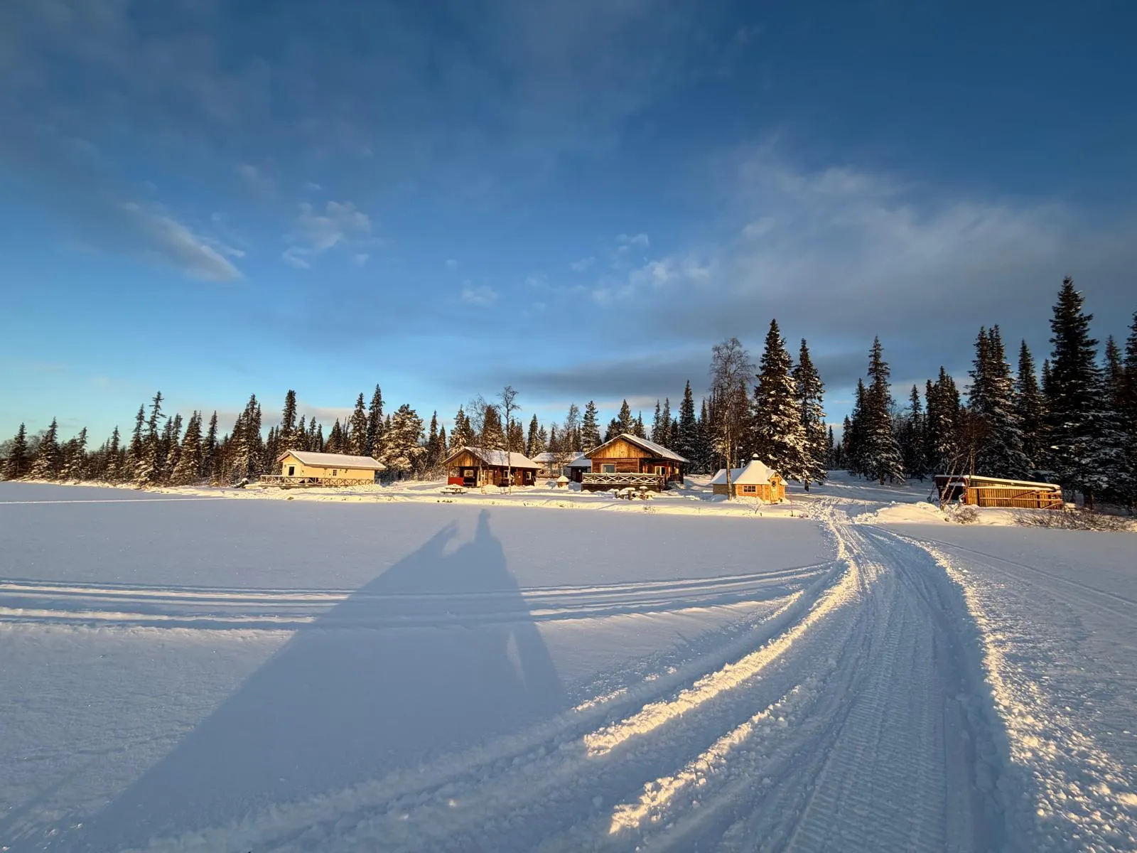 Lakeside cabins